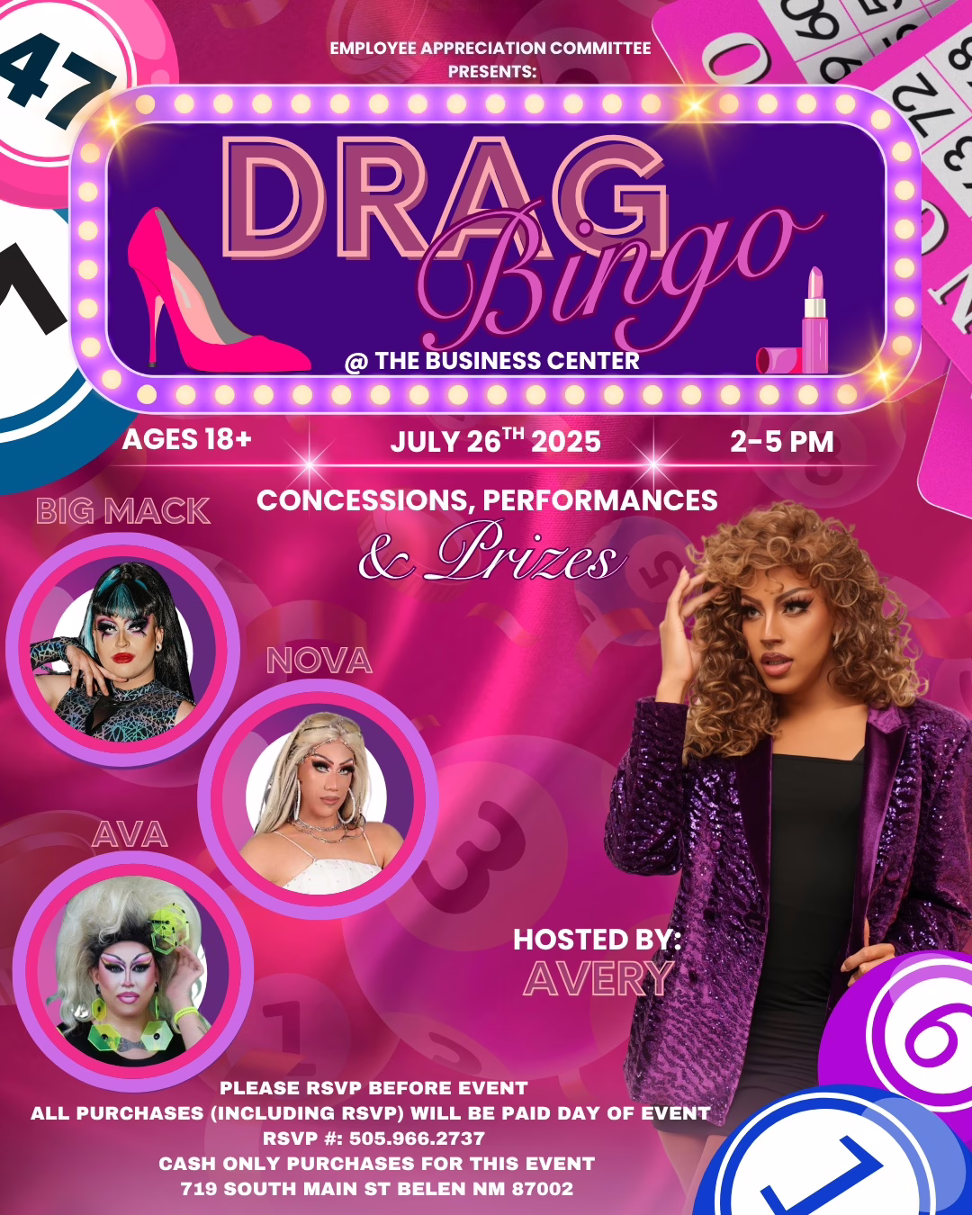 Drag Bingo! Fundraiser