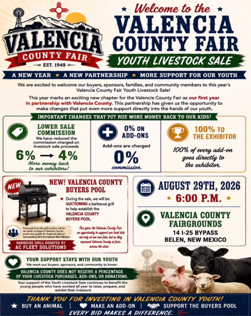 Valencia County Fair Youth Livestock Sale