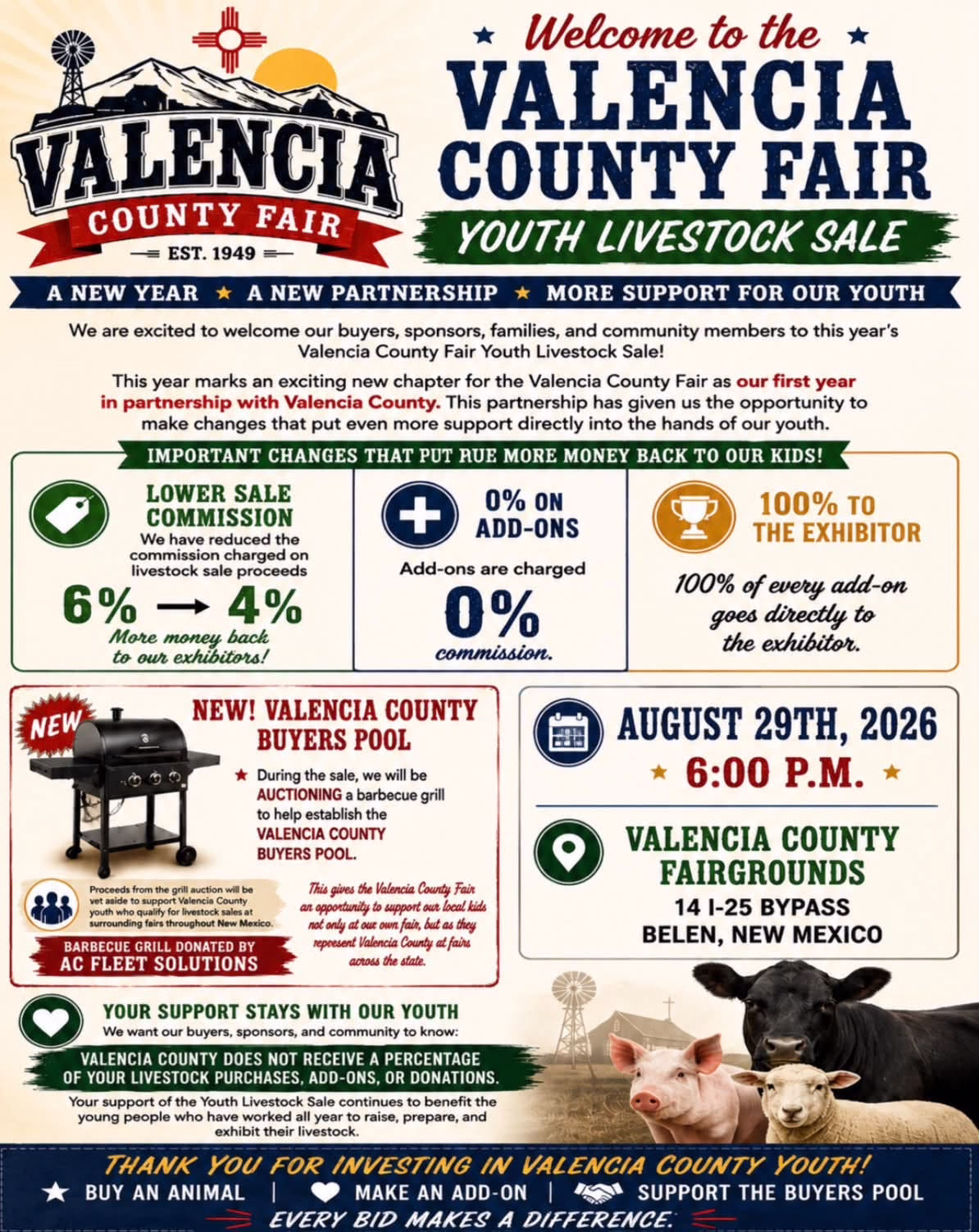 Valencia County Fair Youth Livestock Sale